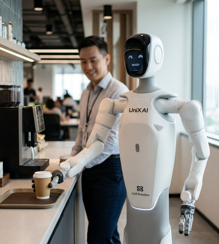 UniX AI Wanda 2.0 Wheeled Dual-Arm Humanoid Robot - view 2